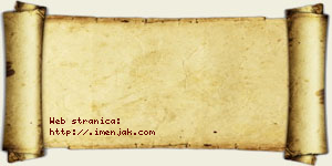 Žaklina Aksentijević vizit kartica